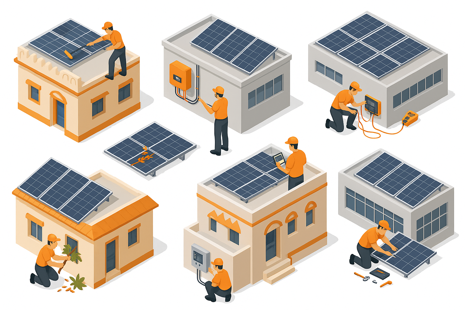 UrjaCon technicians performing a site evaluation