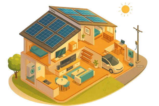 Piggy bank symbolizing the savings from affordable solar insurance.