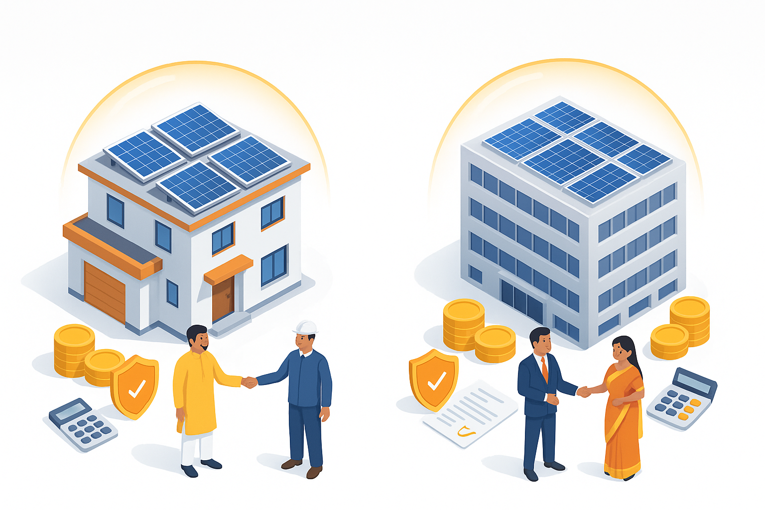 Friendly consultant providing a single point of contact for solar insurance.